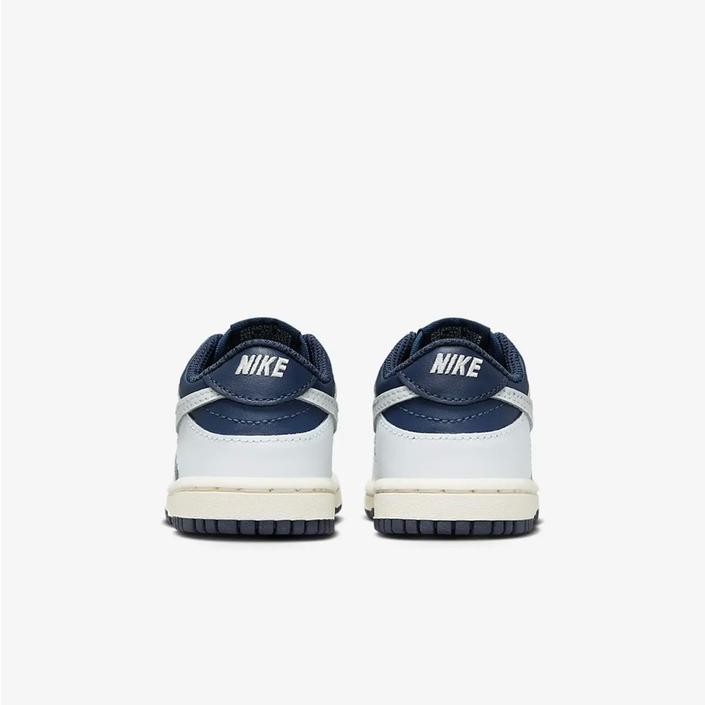Brand New Nike Dunk Low Toddler Shoes “Midnight Navy” - Picture 3 of 13